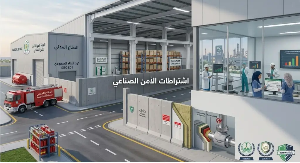 اشتراطات الأمن الصناعي في السعودية معايير HCIS