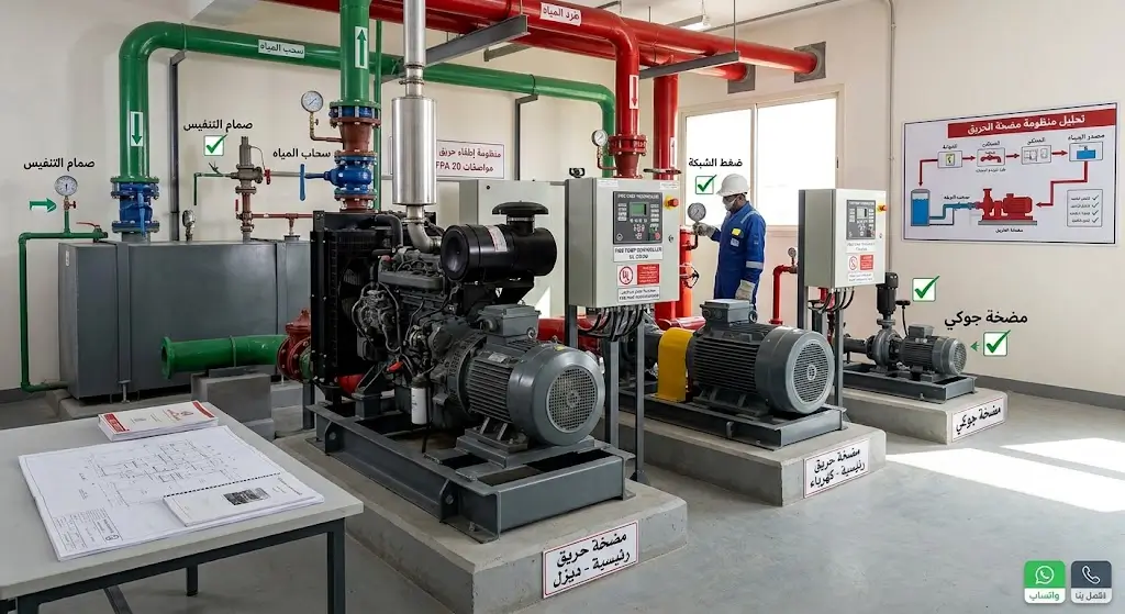 مواصفات مضخات الحريق NFPA 20