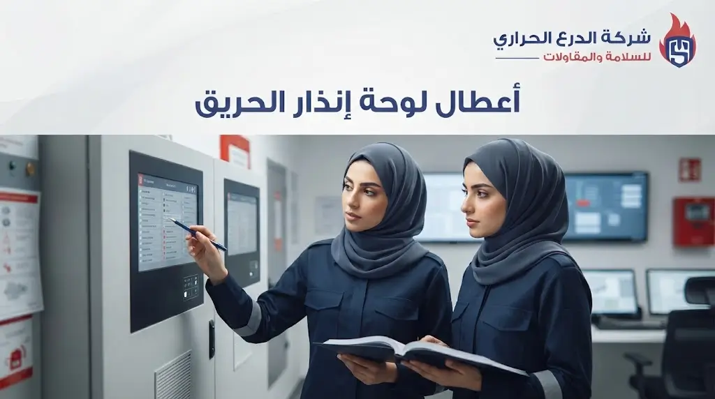 اعطال لوحة انذار الحريق