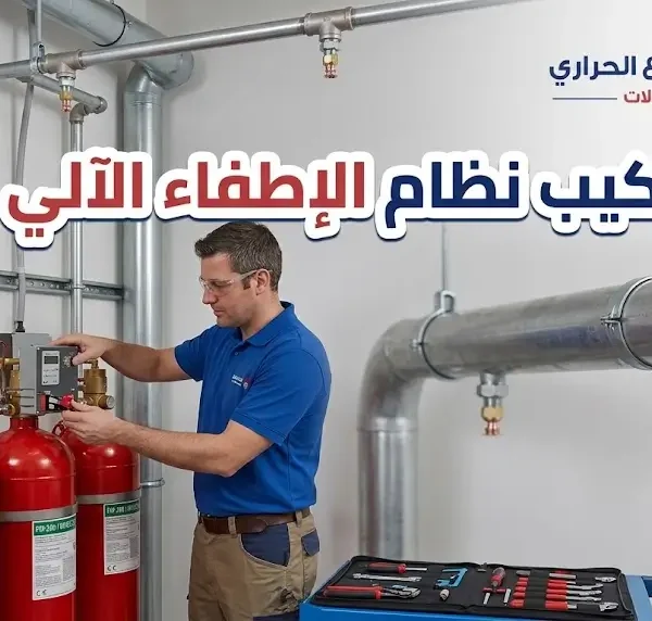 تركيب نظام الإطفاء الآلي الغازي