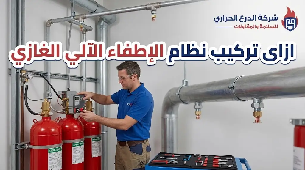 تركيب نظام الإطفاء الآلي الغازي