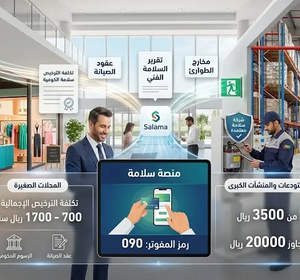 تكلفة ترخيص الدفاع المدني