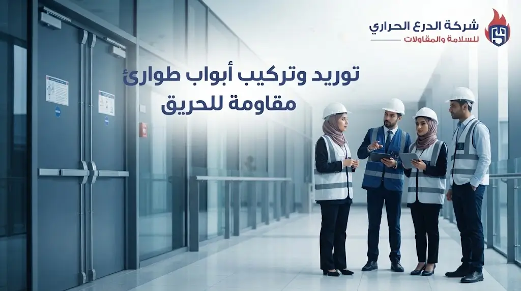 توريد وتركيب أبواب طوارئ مقاومة للحريق
