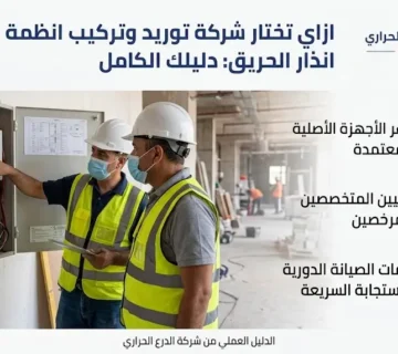 شركة توريد وتركيب انظمة انذار الحريق