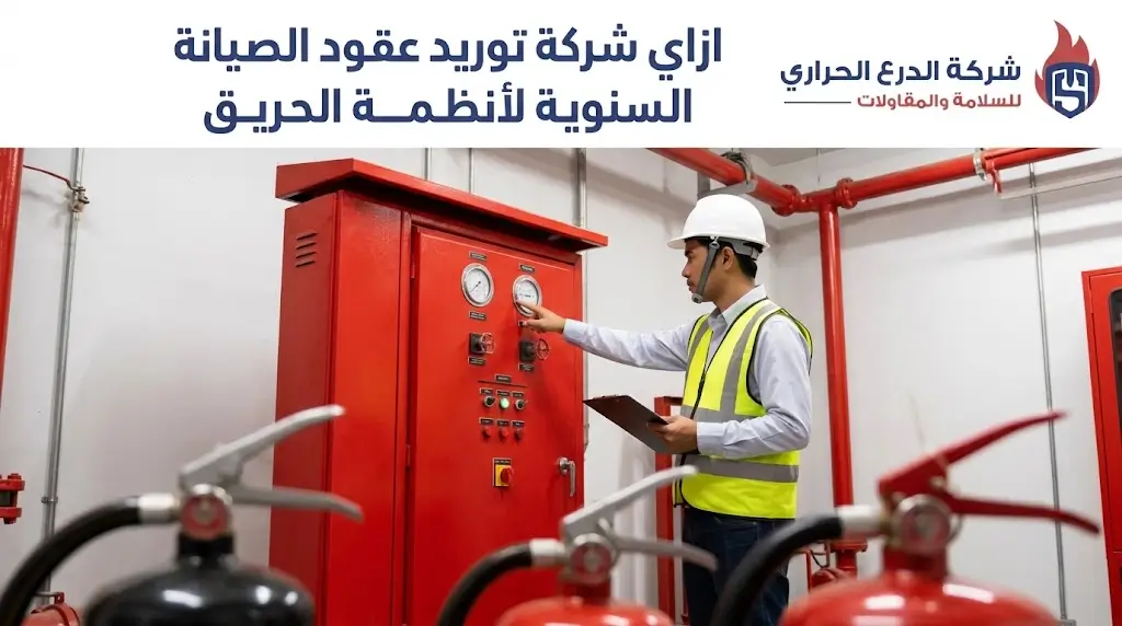 عقود الصيانة السنوية لأنظمة الحريق